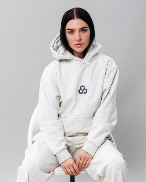 White Unisex Comfort Hoodie - Image 2